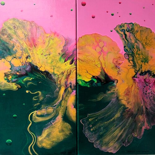"Tanz der Energien" van Irene Mitawski, Schilderij te koop op Singulart