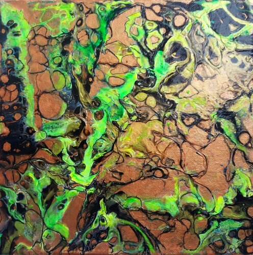 Struktur der Zelle von Irene Mitawski, Malerei kaufen auf Singulart