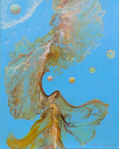 Herbsttanz di Irene Mitawski, Pittura in vendita su Singulart