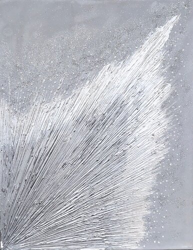 Silberstrahlen di Irene Mitawski, Pittura in vendita su Singulart