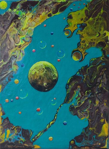 Drachenschlucht di Irene Mitawski, Pittura in vendita su Singulart