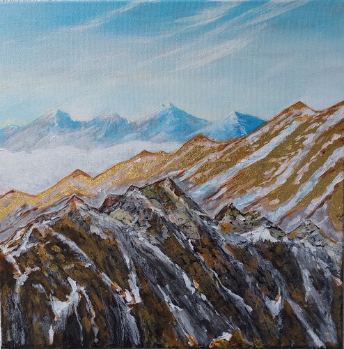 Berglandschaft par Irene Mitawski, Peinture en vente sur Singulart