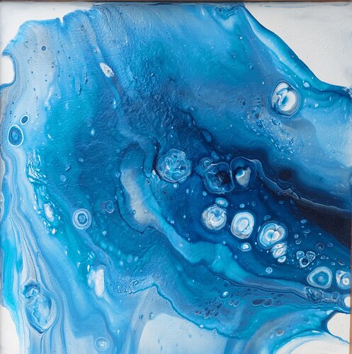 Blaukalmar di Irene Mitawski, Pittura in vendita su Singulart