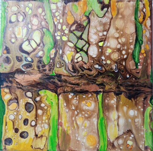 Struktur der Zelle di Irene Mitawski, Pittura in vendita su Singulart