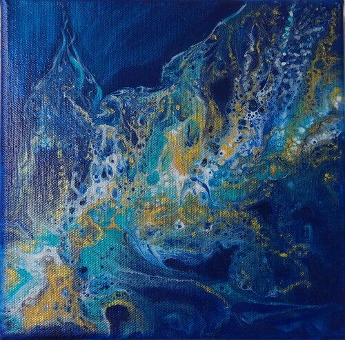 Tiefe und Bewegung di Irene Mitawski, Pittura in vendita su Singulart