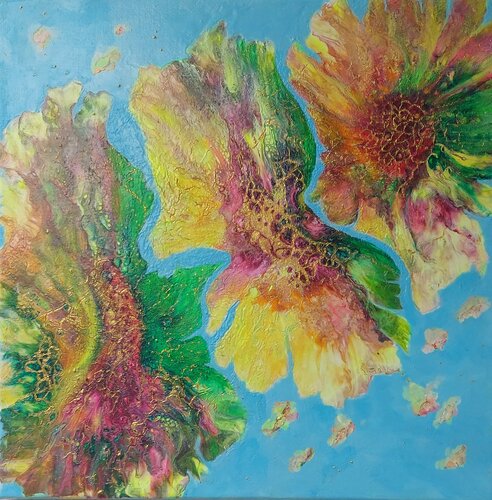 Farbenflug by Irene Mitawski, Painting for Sale on Singulart