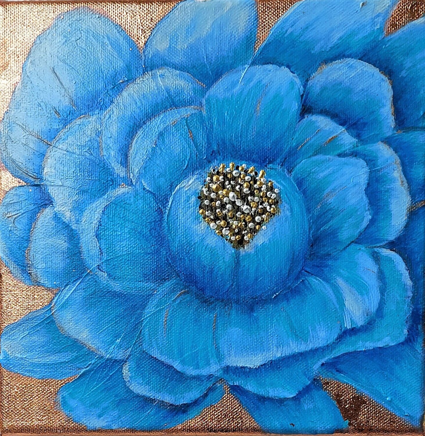 Blau Blume Irene Mitawski