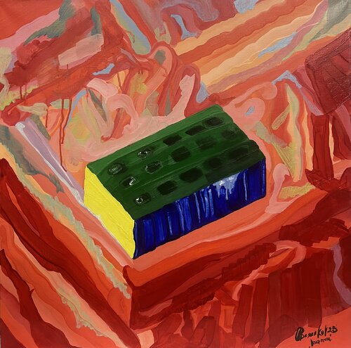 Brick by Aleksey Ovsyannikov, Painting for Sale on Singulart