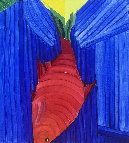 red fish von Aleksey Ovsyannikov, Malerei kaufen auf Singulart