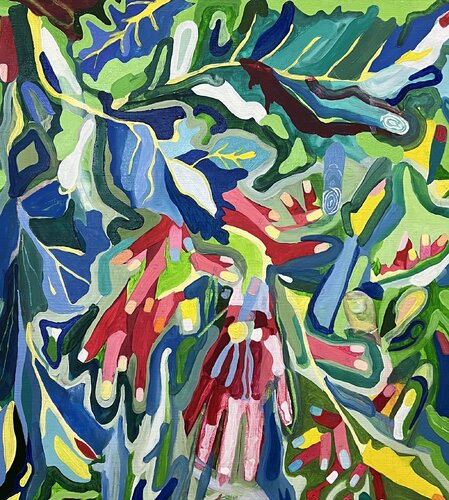 Grape fingers by Aleksey Ovsyannikov, Painting for Sale on Singulart