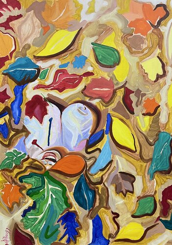 You need to wait until the fallen leaves are removed by Aleksey Ovsyannikov, Painting for Sale on Singulart