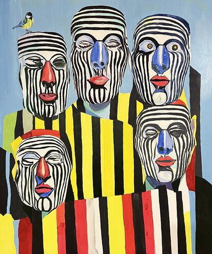 Апрель, июнь, февральский реквием von Aleksey Ovsyannikov, Malerei kaufen auf Singulart