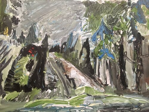 natural phenomenon by Aleksey Ovsyannikov, Painting for Sale on Singulart
