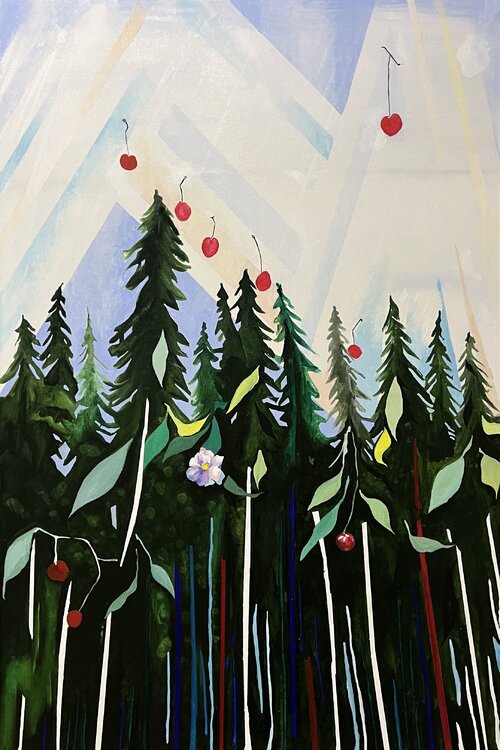 Cherry sky Aleksey Ovsyannikov