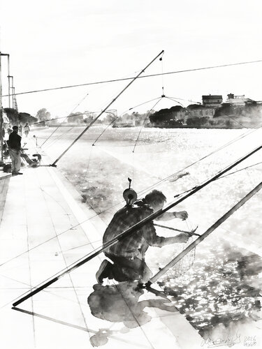 Il molo#1 by Nicola  Luciani , Digital for Sale on Singulart