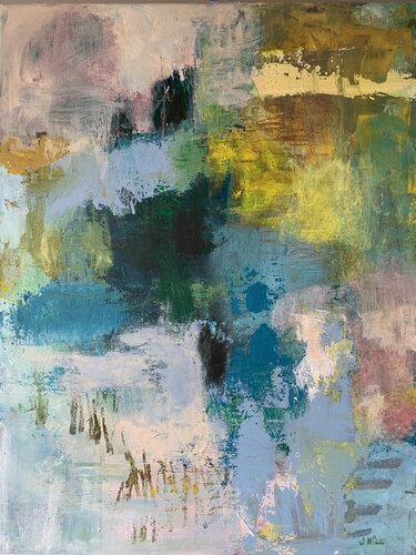 Everything belongs together though it’s separated IIII van Josefin Hill, Schilderij te koop op Singulart