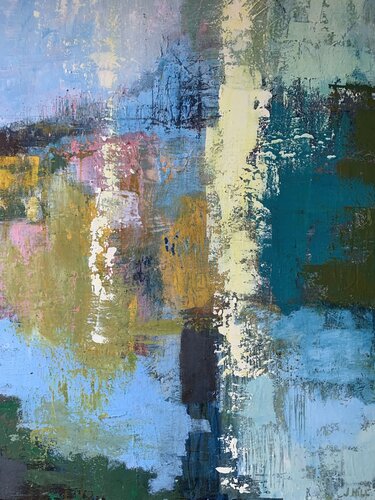 Everything belongs together though it’s separated II van Josefin Hill, Schilderij te koop op Singulart