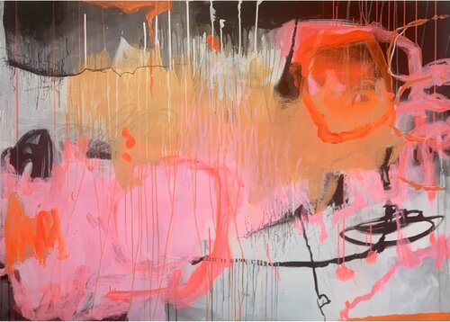Can you feel the dreams of love van Martina Furk, Schilderij te koop op Singulart