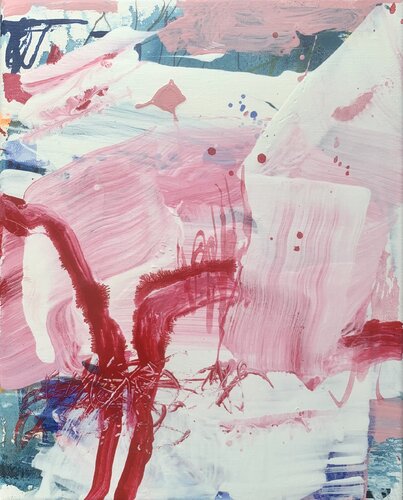 Trio in pink - 3 van Martina Furk, Schilderij te koop op Singulart