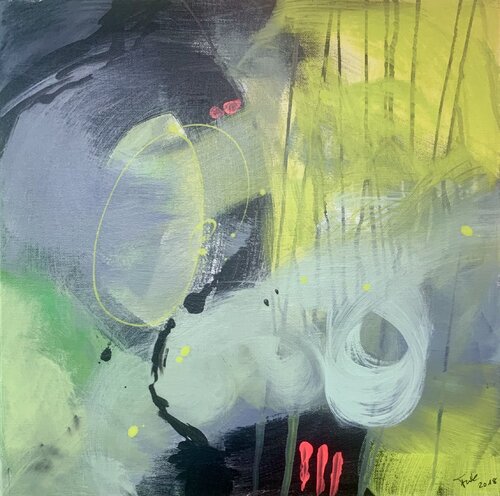 green 4 van Martina Furk, Schilderij te koop op Singulart