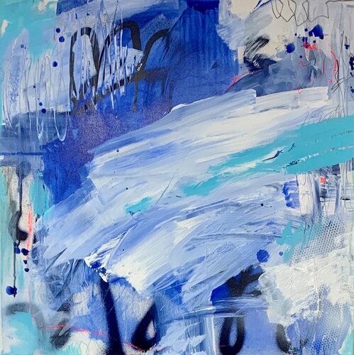 Zwischen Sturm und Stille par Martina Furk, Peinture en vente sur Singulart