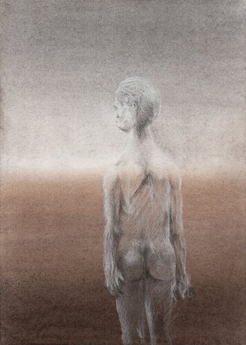 ENCOUNTERS WITH THE EMPTY ONLY WITH ONESELF PIECE 33 van EDUARDO BUSTOS SEGOVIA, Tekening te koop op Singulart