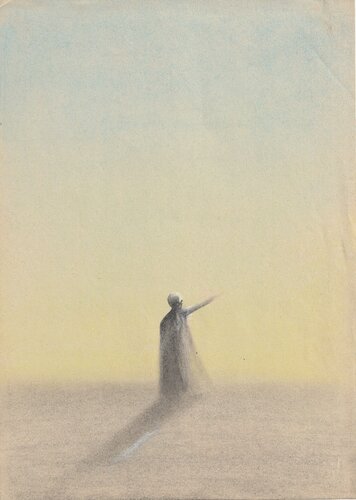 ENCOUNTERS WITH THE EMPTY ONLY WITH ONESELF PIECE 36 di EDUARDO BUSTOS SEGOVIA, Disegno in vendita su Singulart