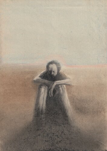 ENCOUNTERS WITH THE EMPTY ONLY WITH ONESELF PIECE 39 di EDUARDO BUSTOS SEGOVIA, Disegno in vendita su Singulart