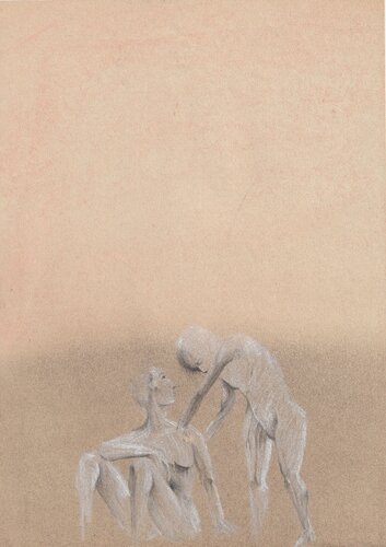 ENCOUNTERS WITH THE EMPTY ONLY WITH ONESELF PIECE 38 di EDUARDO BUSTOS SEGOVIA, Disegno in vendita su Singulart