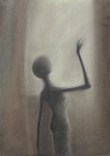 ENCOUNTERS WITH THE EMPTY ONLY WITH ONESELF PIECE 24 van EDUARDO BUSTOS SEGOVIA, Tekening te koop op Singulart