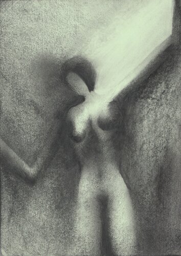 ENCOUNTERS WITH THE EMPTY ONLY WITH ONESELF PIECE 23 van EDUARDO BUSTOS SEGOVIA, Tekening te koop op Singulart