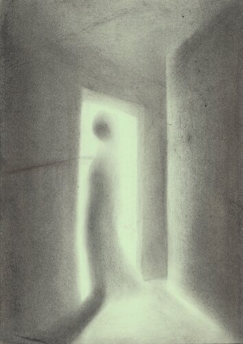 ENCOUNTERS WITH THE EMPTY ONLY WITH ONESELF PIECE 20 van EDUARDO BUSTOS SEGOVIA, Tekening te koop op Singulart