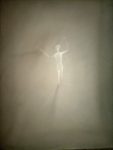 ENCOUNTERS WITH THE EMPTY ONLY WITH ONESELF PIECE 17 van EDUARDO BUSTOS SEGOVIA, Tekening te koop op Singulart
