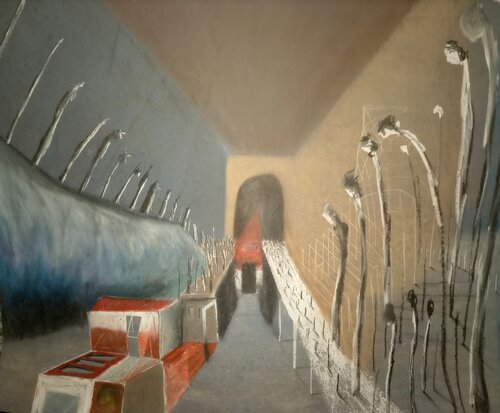 ENCOUNTERS WITH THE EMPTY ONLY WITH ONESELF PIECE 12 van EDUARDO BUSTOS SEGOVIA, Tekening te koop op Singulart