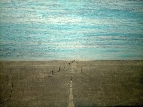 ENCOUNTERS WITH THE EMPTY ONLY WITH ONESELF PIECE 10 de EDUARDO BUSTOS SEGOVIA, Dibujo a la venta en Singulart