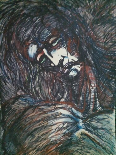 HUMAN BEINGS GENETICAL MODIFIED INOCULUM COVID-2019 EUGENICS MODIFY NATURE ADN WITH mRNA LABORATORY PIECE 96 di EDUARDO BUSTOS SEGOVIA, Pittura in vendita su Singulart