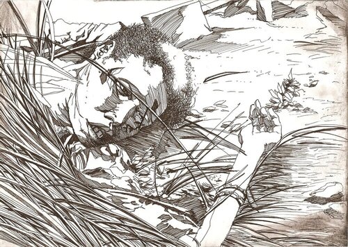 STOP WAR TERRORISM FEAR ALL SYSTEM IS CORRUPTED LEFT RIGHT POLITICS CENTER AND EXTREME ALL THE SAME DOMINATION FOR TOTAL SUBMISSION OF ALL PEOPLE THESE GENOCIDES OF THE SAME BEINGS ARE THE NONSENSE OF HUMAN ALIENATION- LIVE AND LET LIVE PIECE 7 von EDUARDO BUSTOS SEGOVIA, Zeichnungen kaufen auf Singulart