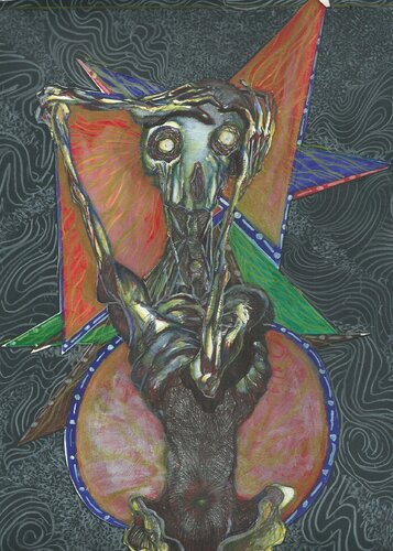 HUMAN BEINGS GENETICAL MODIFIED INOCULUM COVID-2019 EUGENICS MODIFY NATURE ADN WITH mRNA LABORATORY PIECE 21 von EDUARDO BUSTOS SEGOVIA, Malerei kaufen auf Singulart