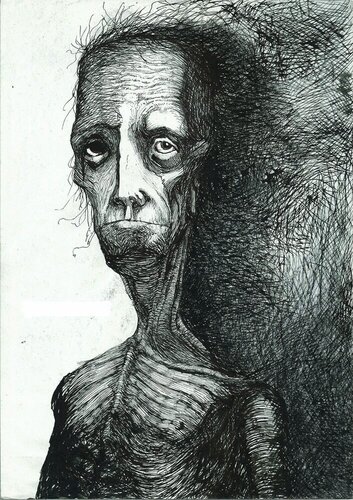 HUMAN BEINGS GENETICAL MODIFIED INOCULUM mRNA ModeRNA ARNm EUGENICS MODIFY HACK THE BIO NATURE ADN PIECE 140 van EDUARDO BUSTOS SEGOVIA, Schilderij te koop op Singulart