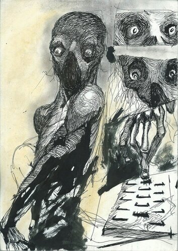 HUMAN BEINGS GENETICAL MODIFIED INOCULUM mRNA ModeRNA ARNm EUGENICS MODIFY HACK THE BIO NATURE ADN PIECE 139 by EDUARDO BUSTOS SEGOVIA, 회화 for Sale on Singulart