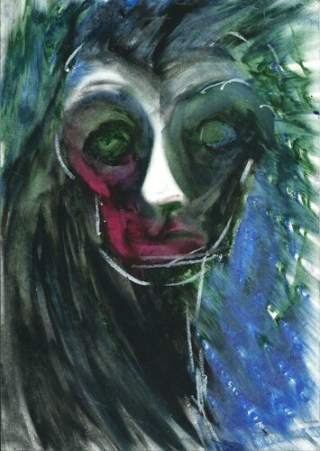 HUMAN BEINGS GENETICAL MODIFIED INOCULUM COVID-2019 EUGENICS MODIFY NATURE ADN WITH mRNA LABORATORY PIECE 151 di EDUARDO BUSTOS SEGOVIA, Pittura in vendita su Singulart