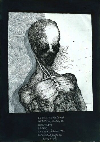 HUMAN BEINGS GENETICAL MODIFIED INOCULUM COVID-2019 EUGENICS MODIFY NATURE ADN WITH mRNA LABORATORY PIECE 000 von EDUARDO BUSTOS SEGOVIA, Malerei kaufen auf Singulart