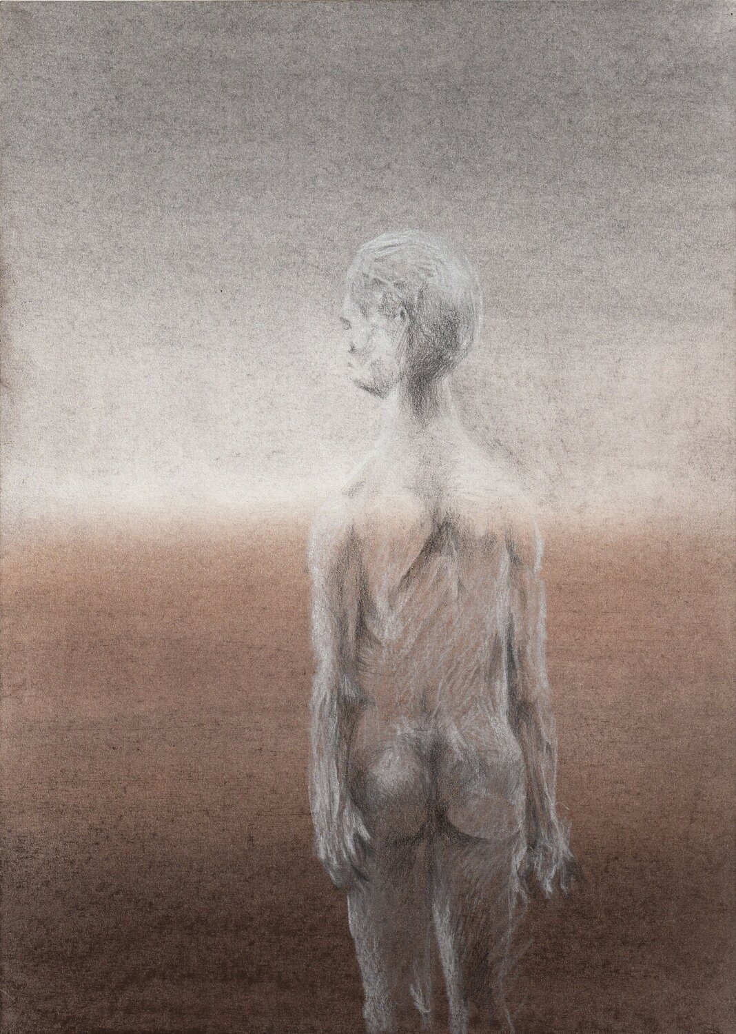 ENCOUNTERS WITH THE EMPTY ONLY WITH ONESELF PIECE 33 EDUARDO BUSTOS SEGOVIA Disegno in vendita