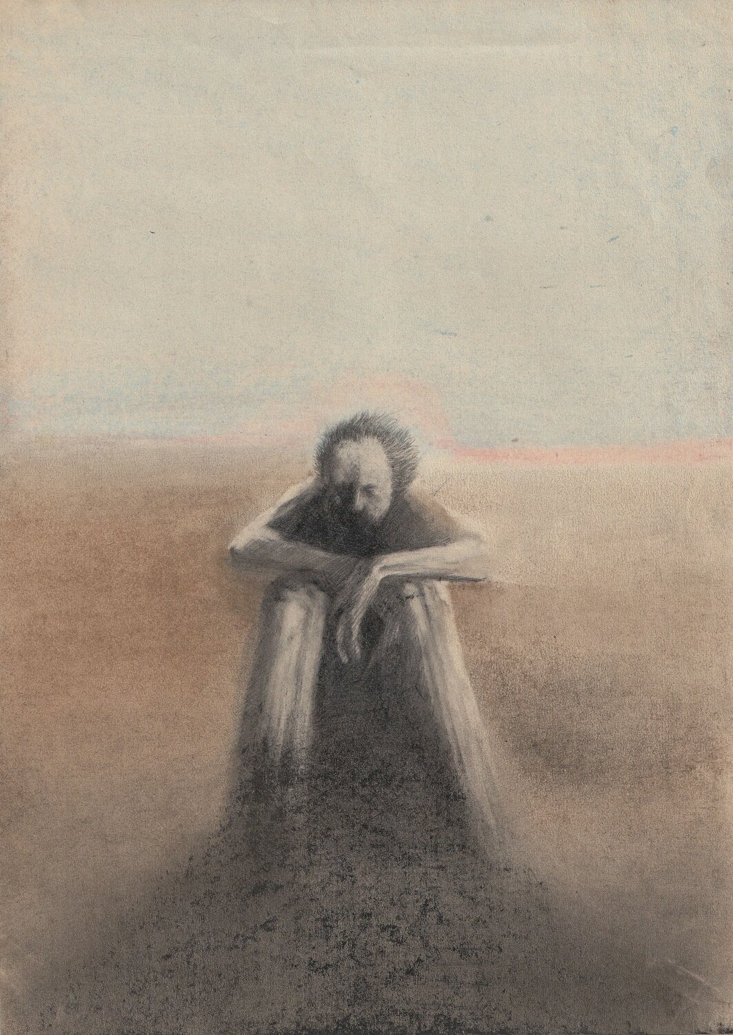 ENCOUNTERS WITH THE EMPTY ONLY WITH ONESELF PIECE 39 EDUARDO BUSTOS SEGOVIA Disegno in vendita
