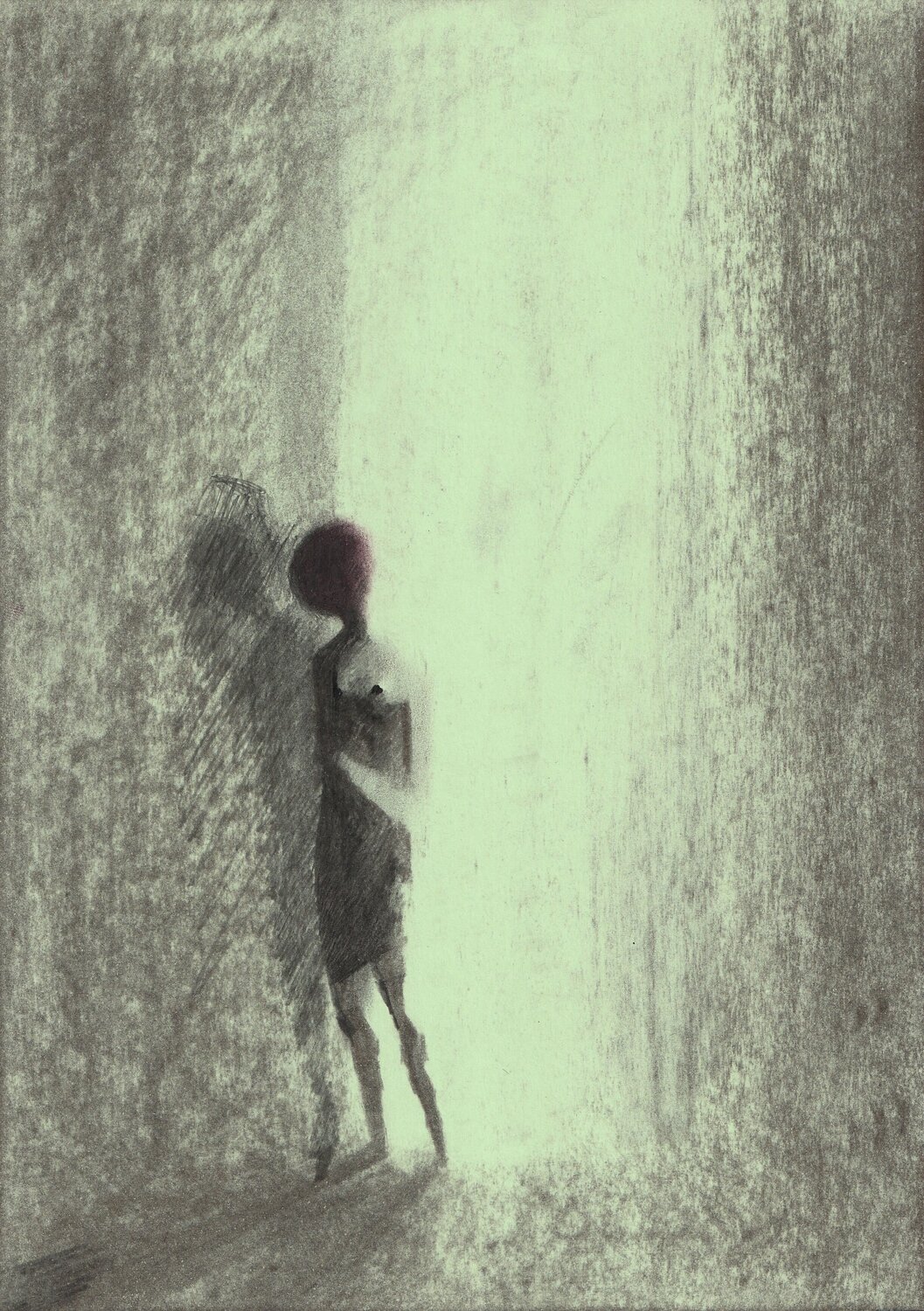 ENCOUNTERS WITH THE EMPTY ONLY WITH ONESELF PIECE 22 EDUARDO BUSTOS SEGOVIA Disegno in vendita