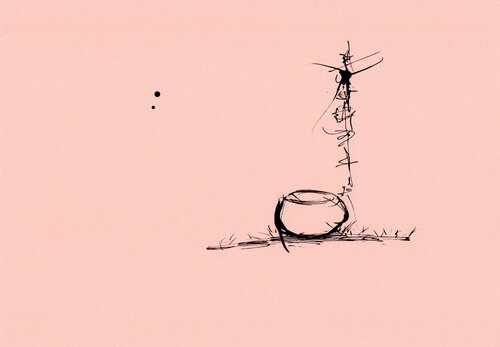 sismologue53 van Nicolas VASSE, Tekening te koop op Singulart