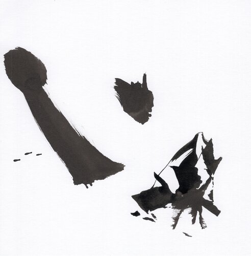 "Instant numéro 3" van Nicolas VASSE, Werk op papier te koop op Singulart