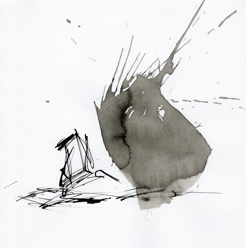 "Stellaire 14" van Nicolas VASSE, Werk op papier te koop op Singulart