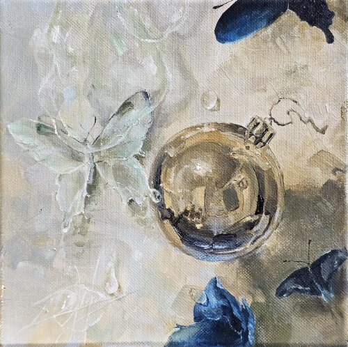 Merry gold di Dylennion Ty, Pittura in vendita su Singulart