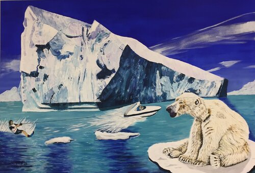 „Wildwechsel 4“ van Reiner Stening, Schilderij te koop op Singulart